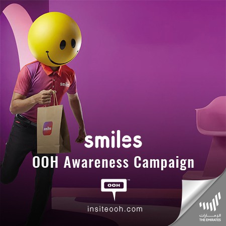 Smiles Offers Hot Deals for Food Delivery on UAE Billboards