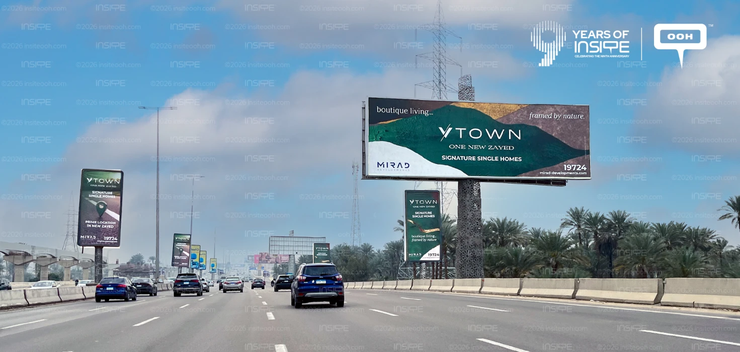 Mirad Developments' Vtown Launch Campaign Takes Over Cairo's Skyline