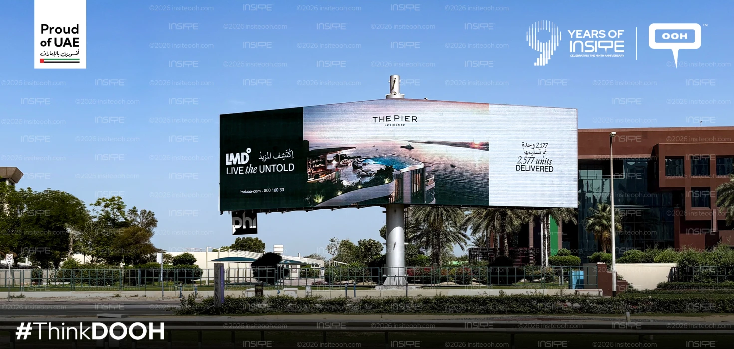 LMD Returns to Dubai's OOH Scene, and 2,577 Reasons to Pay Attention