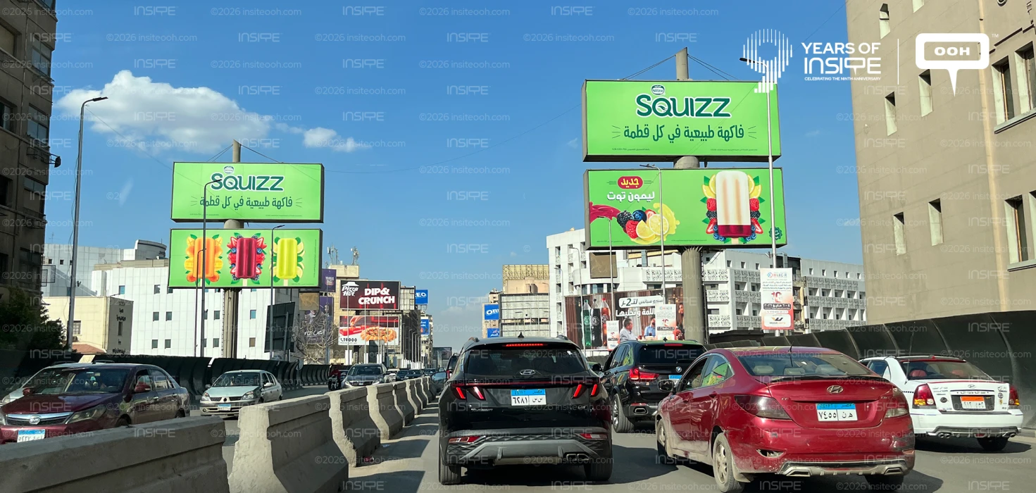 Squizz Berry and Lemon! The True Taste of Summer on Cairo's Billboards
