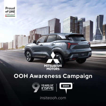 Back on the Boards: Mitsubishi's All-New Outlander Claims Its Space on UAE Hoardings