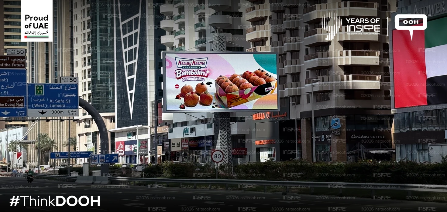Krispy Kreme Presents the Mouthwatering Bambolini on Dubai’s D/OOH