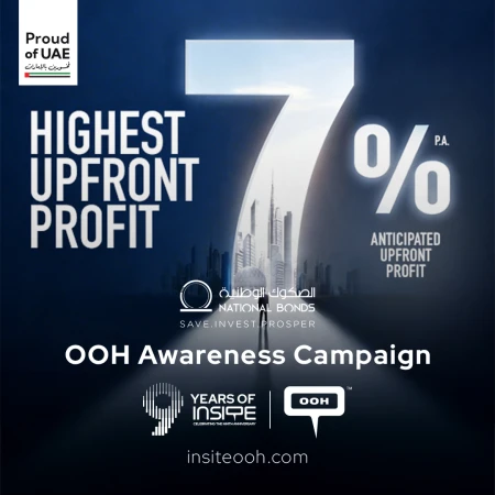 National Bonds Marks 20 Years on Dubai’s OOH with 7% Upfront Profit Promise