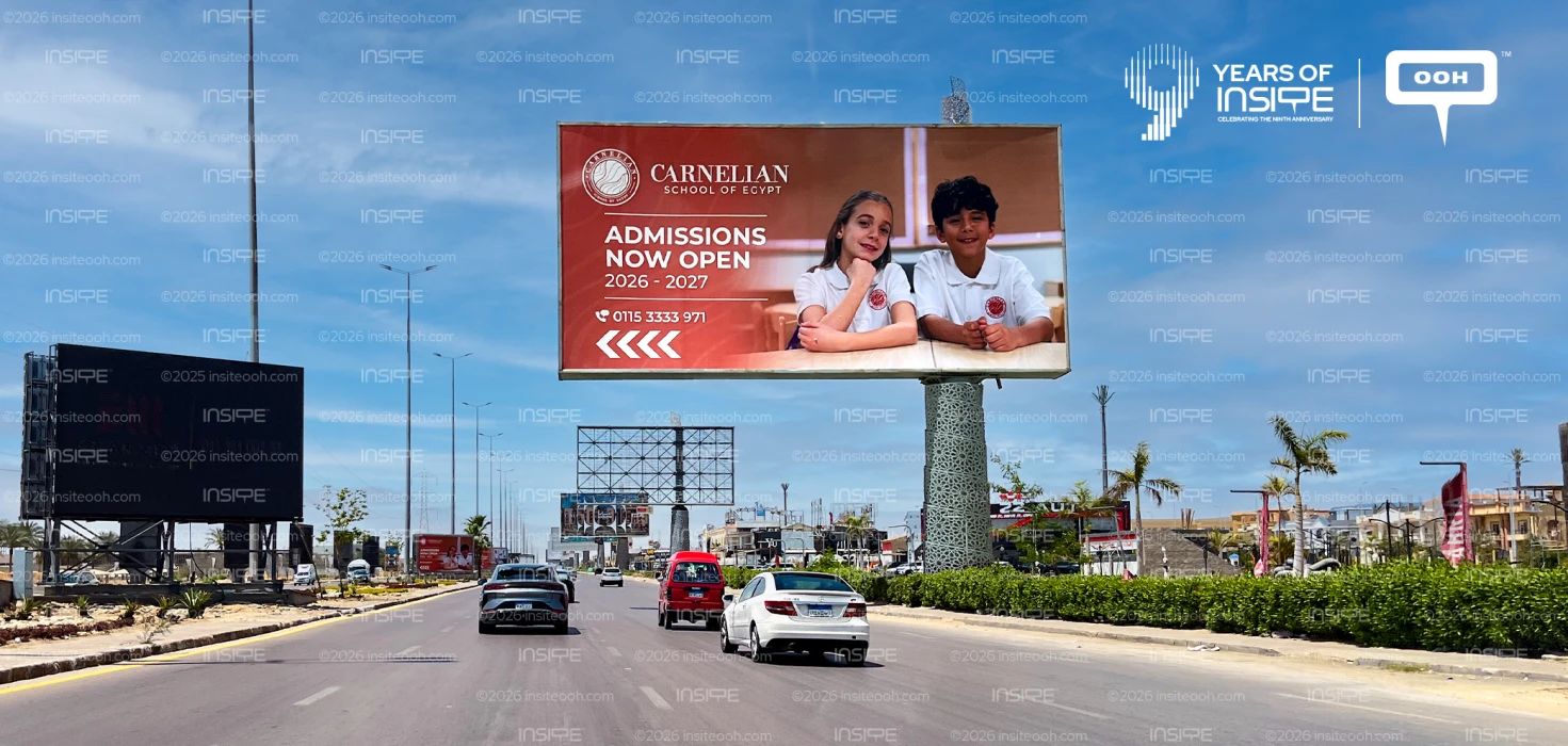 Carnelian School of Egypt Hits Greater Cairo’s OOH Ahead of School Season