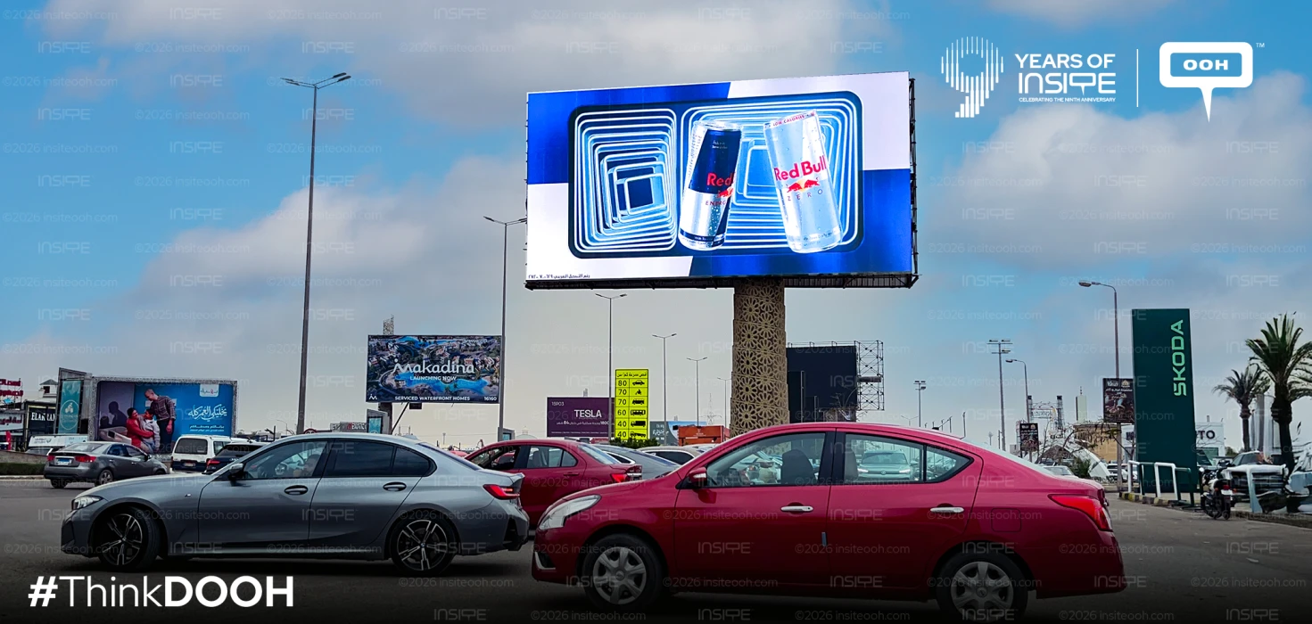 Wings Your Way: Red Bull Brings Sugar and Sugar-Free to Cairo’s OOH