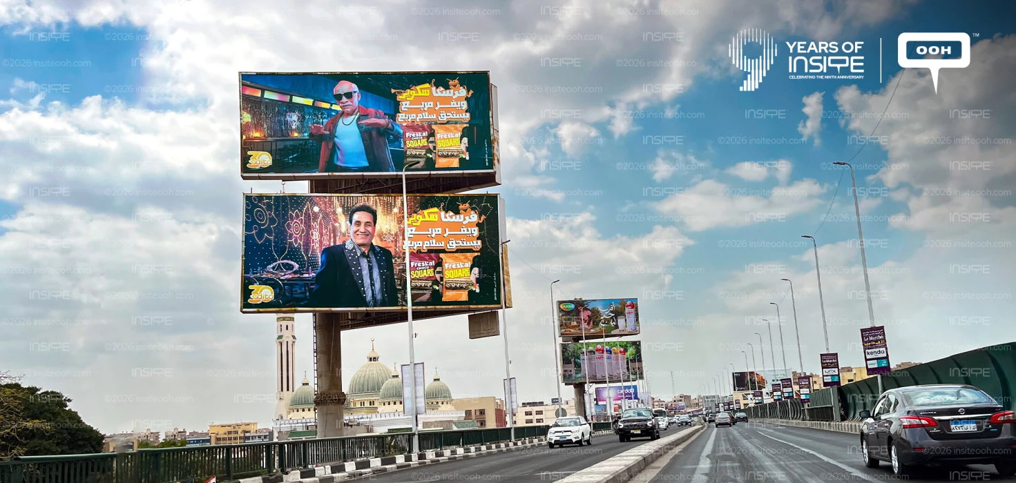 Freska Square Turns Cairo’s Billboards into a Street Festival of Shaabi Energy and Pop Culture Nostalgia