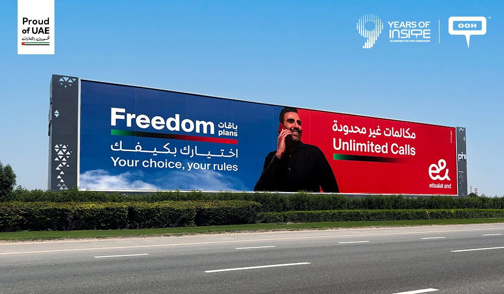 Etisalat by e& Take Over UAE Highways with a Futuristic OOH Blitz