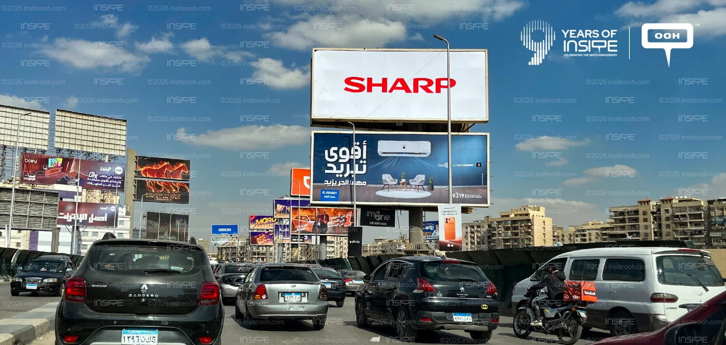 Sharp and Elaraby Group Transform Cairo’s Highways into a Showcase of Brand Power