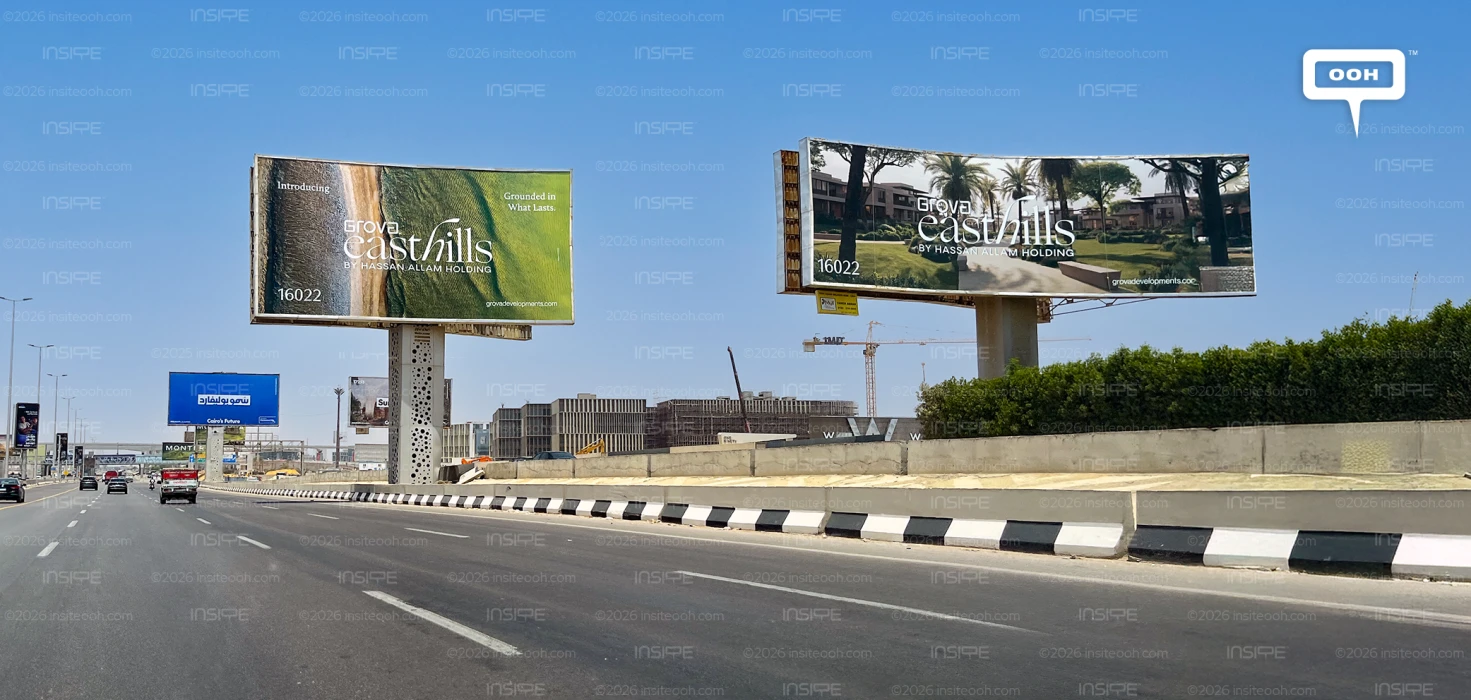 Grova Easthills Takes Over Cairo OOH With “Grounded In What Lasts” Campaign