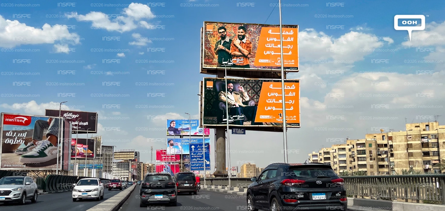 Dystinct and Ahmed Saad for Orange: The Duo Enjoys the Cashback on Billboards