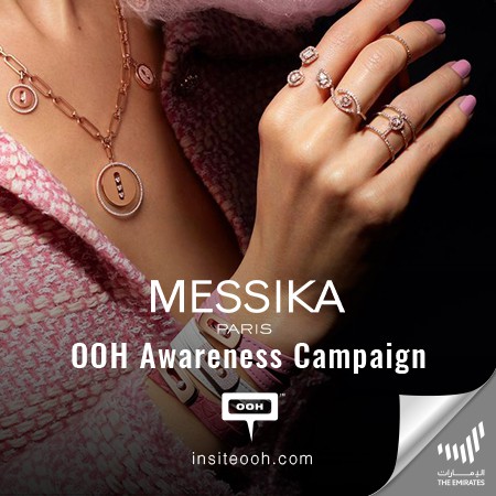 Messika Shines on Dubai's Billboards with Its Dazzling Selection of Signature Bracelets