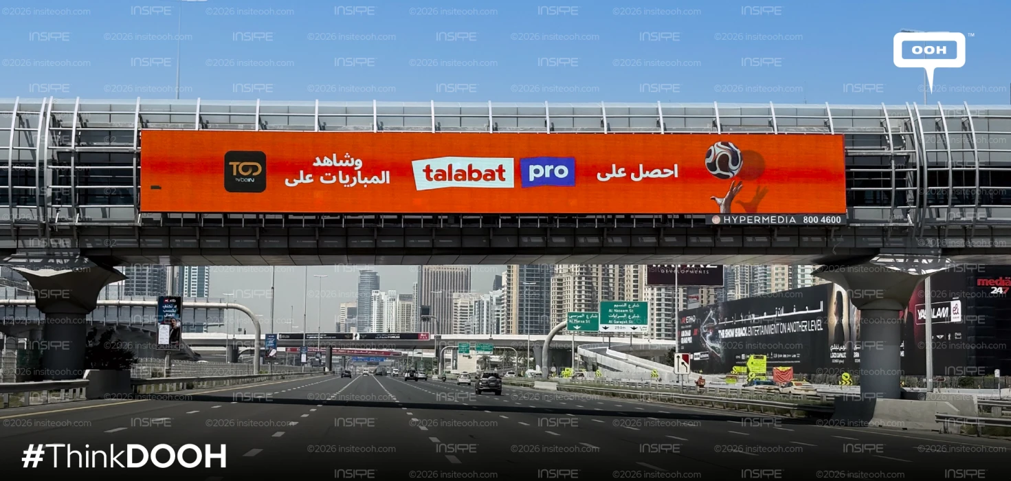 Talabat Makes a Bold UAE Billboard Play for Talabat Pro