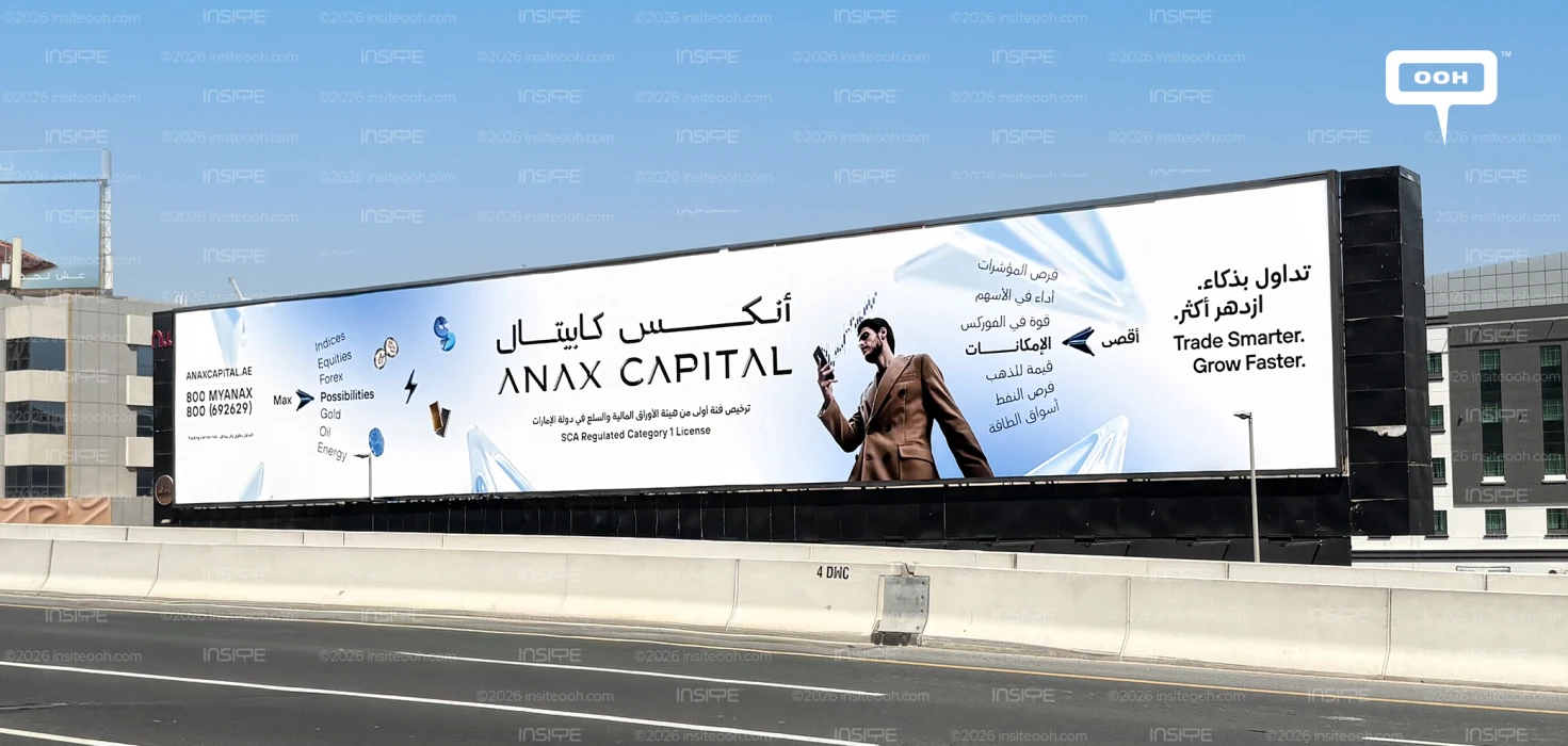 Trading Smarter: ANAX Capital Grabs Attention Along Dubai’s Highways on OOH