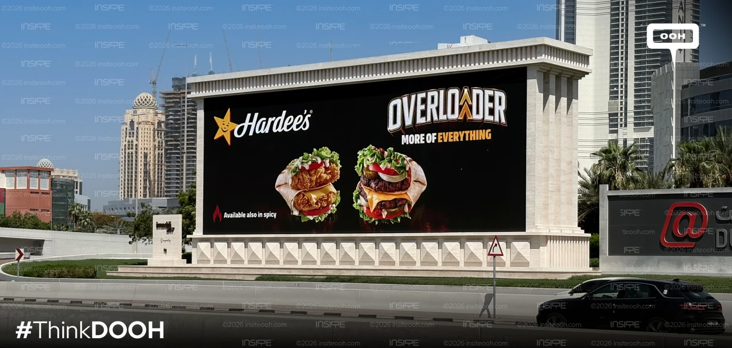 Hardee’s Turns Up the Volume on Value With Massive ‘Overloader’ OOH Campaign
