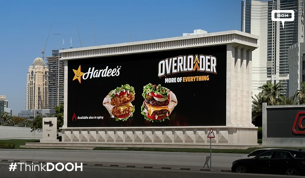 Hardee’s Turns Up the Volume on Value With Massive ‘Overloader’ OOH Campaign