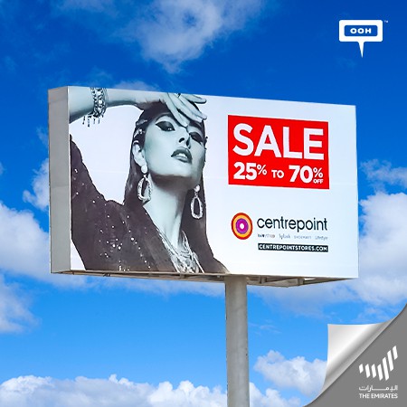 Centrepoint Lands on UAE's Billboards with a Super Sale of Up To 70% off!