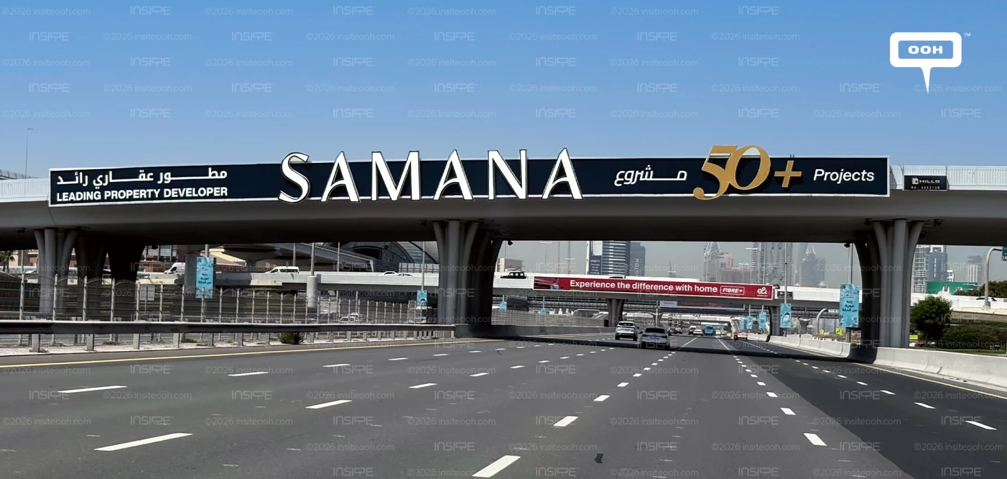 Samana Celebrates a Major Milestone With ‘50+ Projects’ OOH Campaign Across Dubai