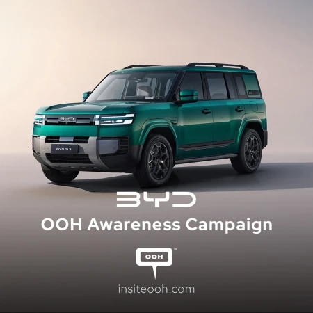 BYD Ti 7 Turns Urban Adventure Into An OOH Statement Across Dubai