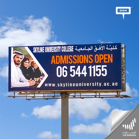 Skyline University College Invites on UAE's Billboards to Join & Secure Your Admission at the University