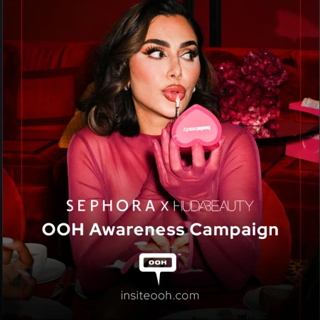 Huda Beauty & Sephora Seize Dubai’s OOH Spotlight for ‘Easy Bake Intense’