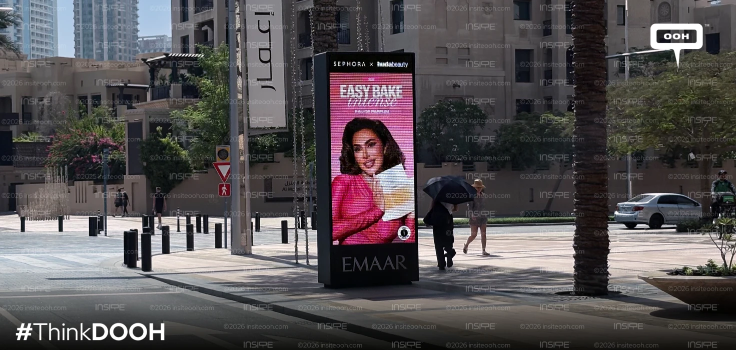 Huda Beauty & Sephora Seize Dubai’s OOH Spotlight for ‘Easy Bake Intense’