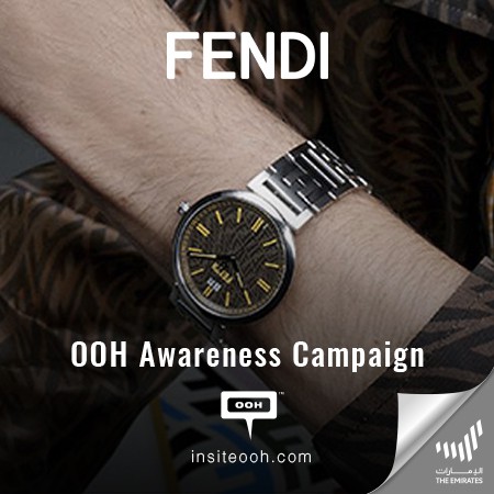 The Forever Fendi Watch Collection Brings Glamour to Dubai's Billboards with its Sophisticated & Contemporary Design