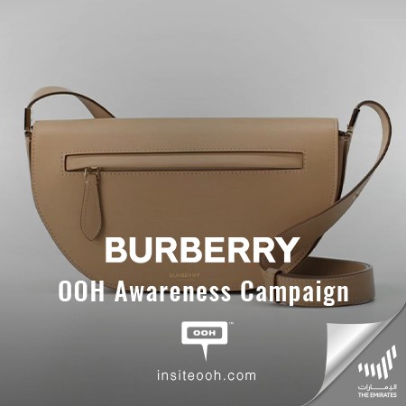 Burberry brings to Billboards The Olympia Bag, featuring Kendall Jenner, FKA Twigs and Shygirl