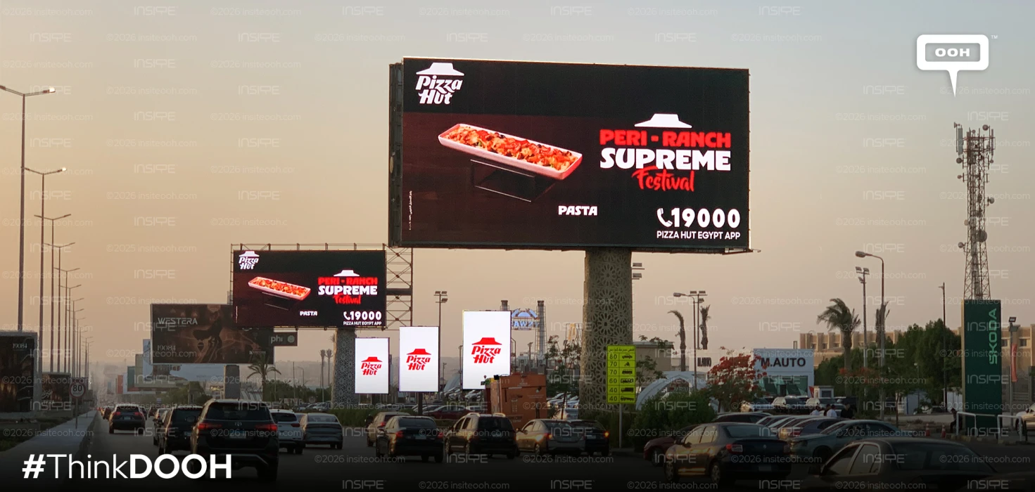Pizza Hut Turns Greater Cairo’s Billboards into a Peri-Ranch Extravaganza