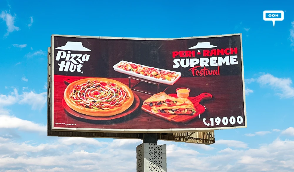 Pizza Hut Turns Greater Cairo’s Billboards into a Peri-Ranch Extravaganza