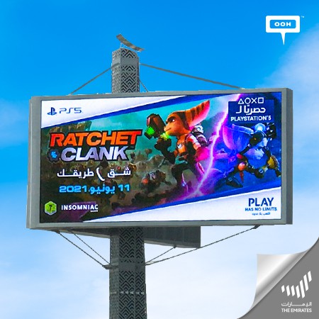 Sony Announces Ratchet & Clank: Rift Apart PS5 Bundle on Dubai's Billboards