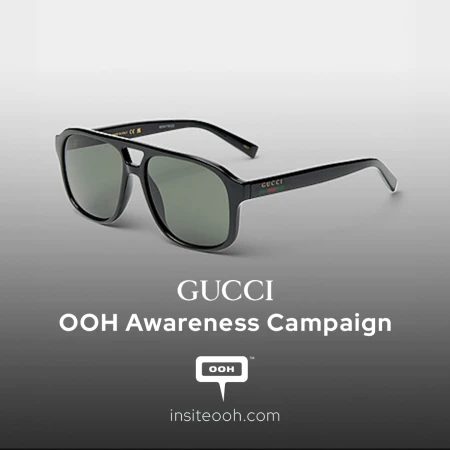 Gucci Lets the Eyewear Do the Talking Across Dubai