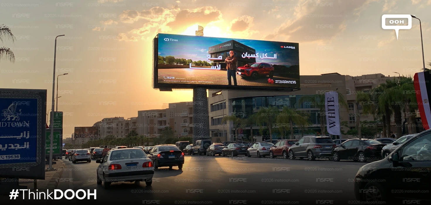Zidan and Lassa Tyres Spread the Promotion Over Cair's Digital Screens