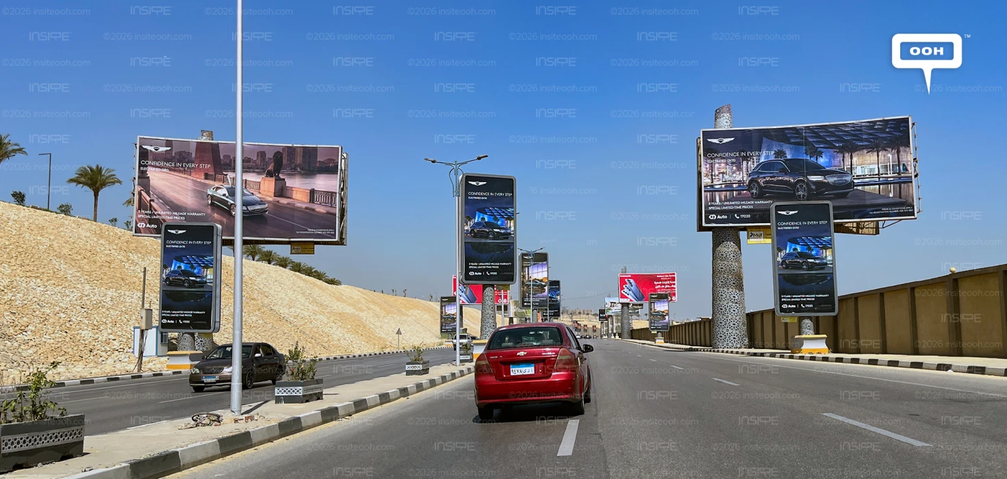 GB Auto Brings the Genesis GV60 to Cairo's OOH and the Electric Era Has Never Looked This Good