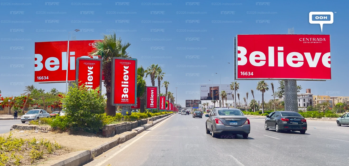 Centrada Developments Takes Over Egypt's Streets with a Single Word "Believe"