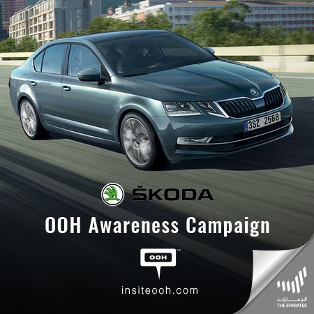 Ali & Sons Launch The All-New Skoda Octavia on Dubai's Prime Billboards
