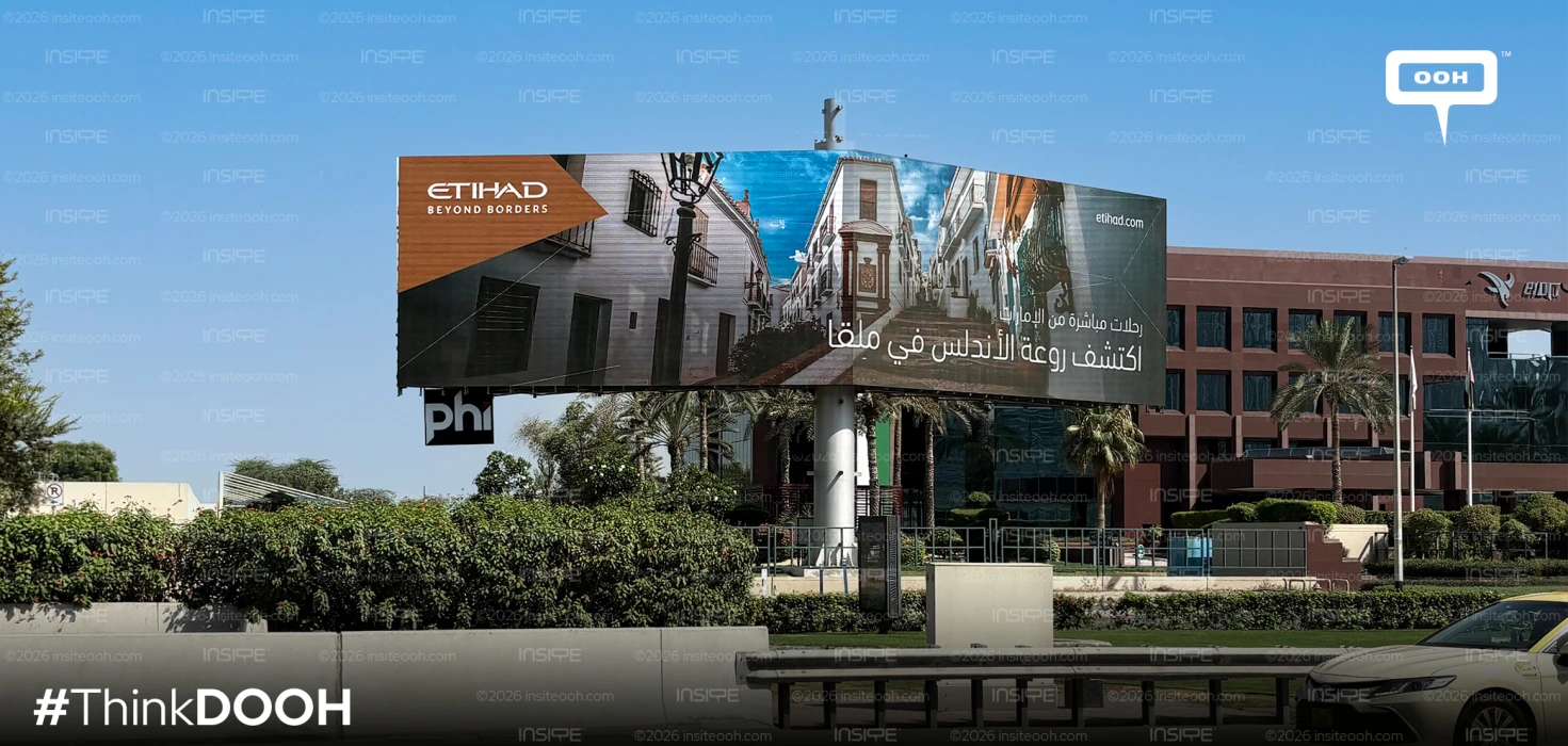 Etihad Airways Takes Commuters Beyond Borders With Its Cinematic, Spain-Themed DOOH