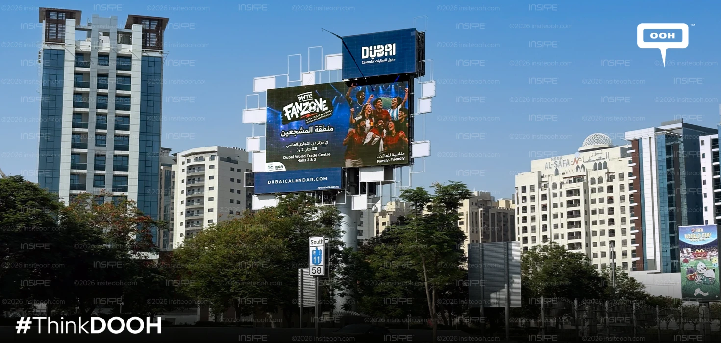Dubai Calendar Invites Fans to the DWTC Fan Zone with New Outdoors Advertisement