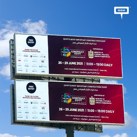 The Big 5 Launch Egypt's Most Important Construction Event on Cairo's Exclusive Billboards