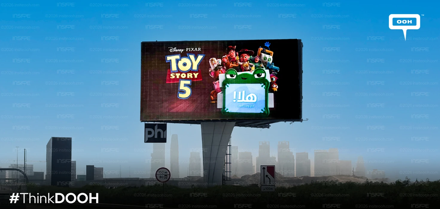 Pixar Brings Childhood Nostalgia To UAE Billboards With Toy Story 5
