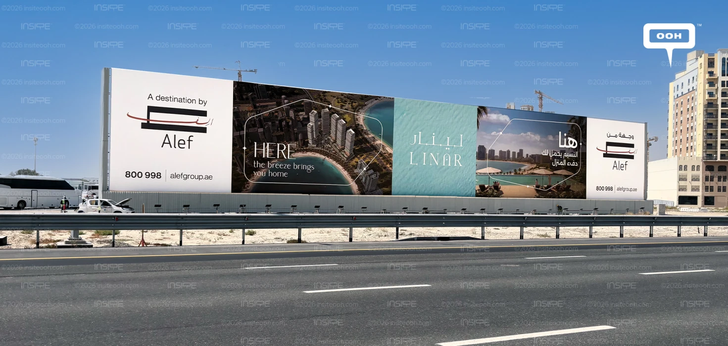 Alef Group's New OOH Campaign Turns a Dubai Roadside Into a Postcard Home