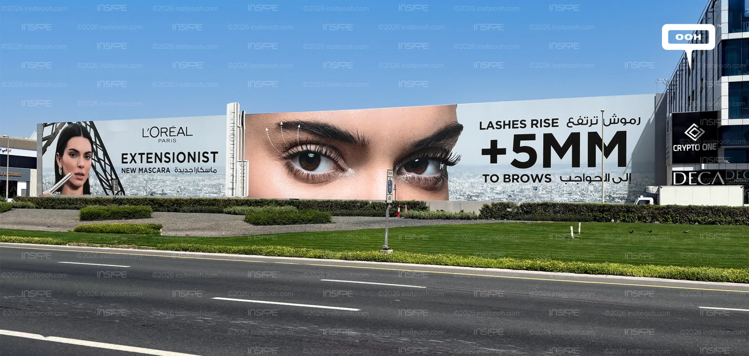 Kendall Jenner Returns to OOH as L'Oréal Paris Turns Lash Length into a Measurable Promise
