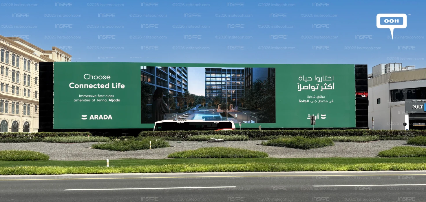 Arada Blurs the Line Between Billboards and Luxury Living Across the UAE