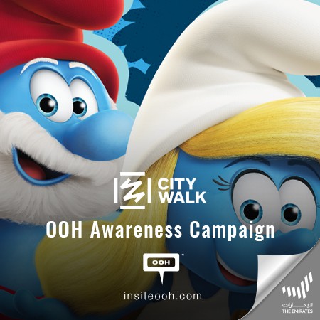 The Smurfs City brings to Dubai’s Billboards, A Huge Roster of Family Activities at City Walk