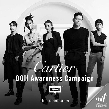Cartier’s Pasha Watch Campaign Rocks Dubai’s Billboards With A Squad of Celebrities