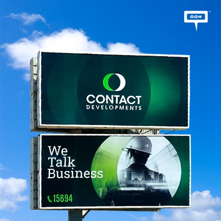 Contact Developments Show Up on Cairo's Billboards with Their Branding Campaign "We Talk Business"