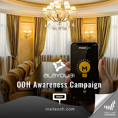 Al Ayoubi Promises To Make Your Household A Smart Home With Moorgen on Dubai's Billboards