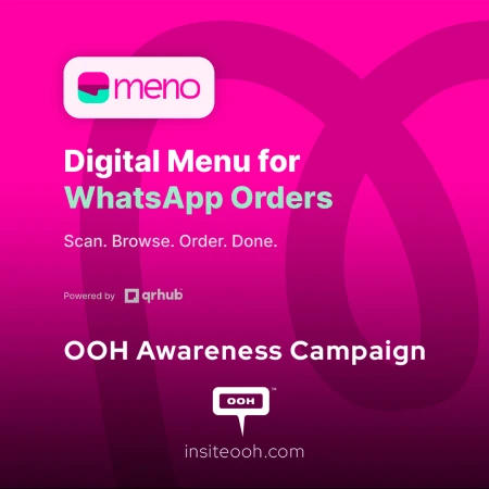 Meno Brings Digital Dining to the Fast Lane With a Bold UAE Billboard Takeover