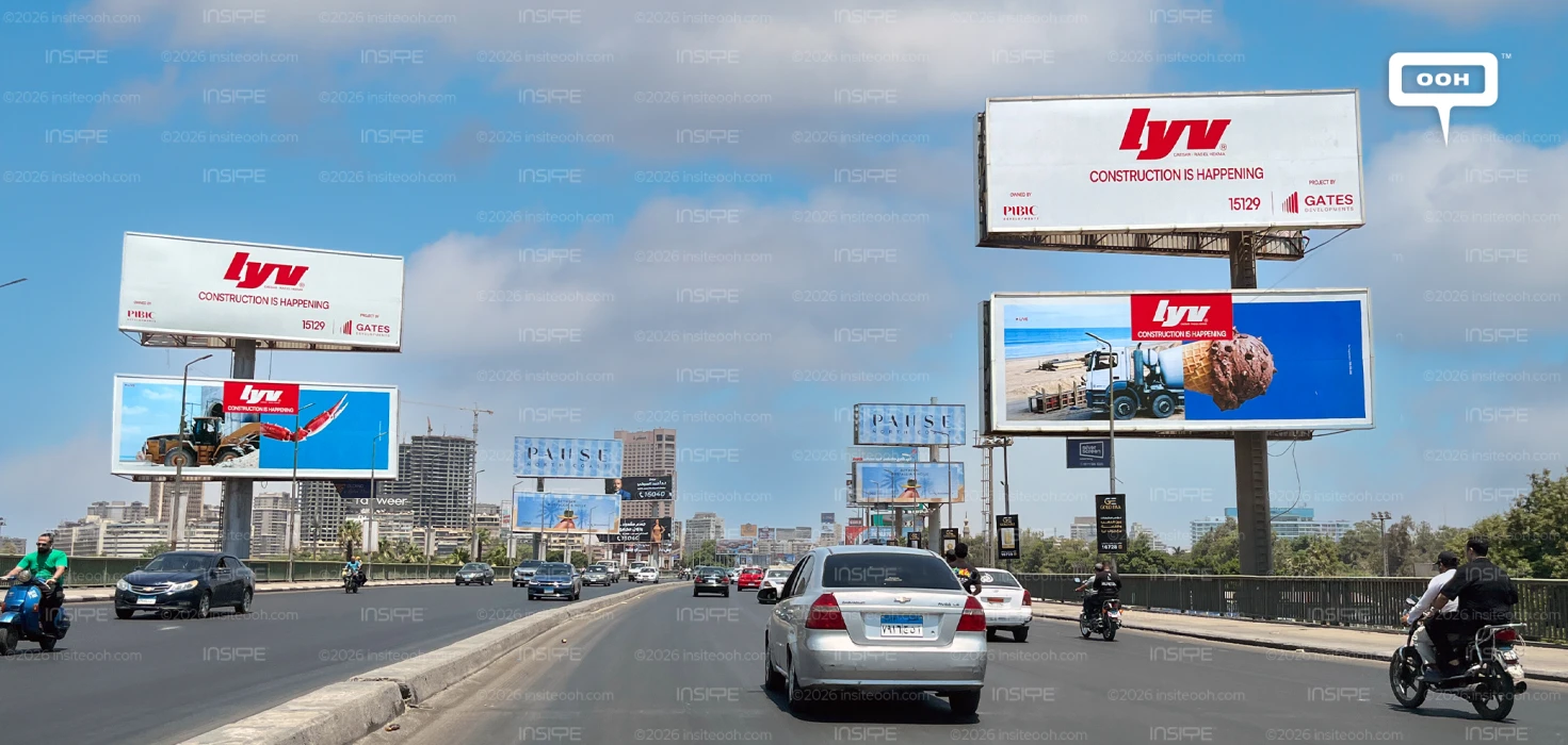 LYV Turns Construction Into Fun on Billboards
