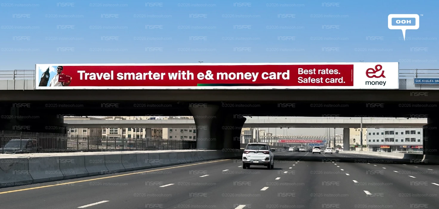 e& Promotes e& money with a Streamlined OOH Campaign Across the UAE
