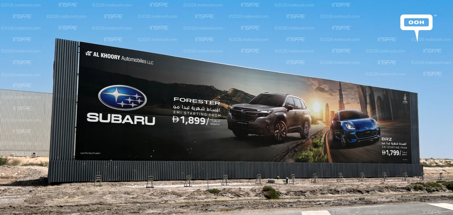 Subaru Puts Financing in the Driver's Seat Across Dubai's OOH